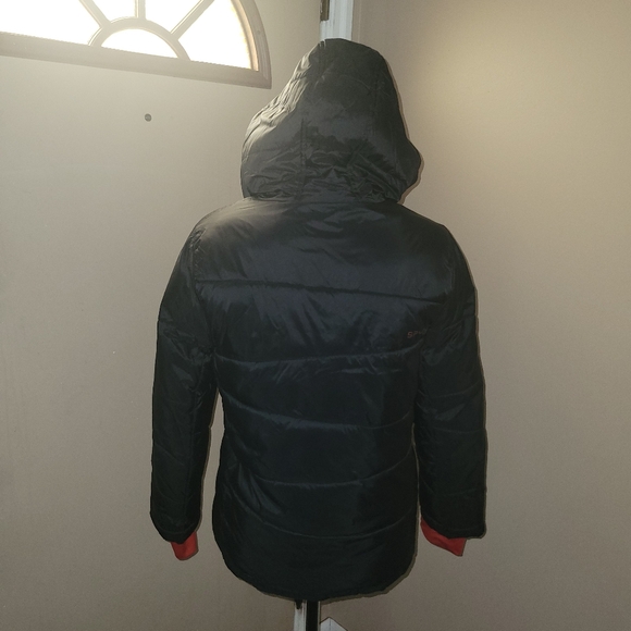 Firm! Spyder Kids Black and Red Hooded Jacket - Picture 5 of 11